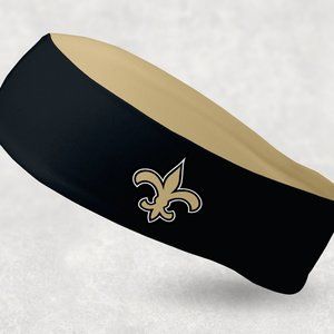 2 Pack - NEW - Reversible New Orleans Saints Headband